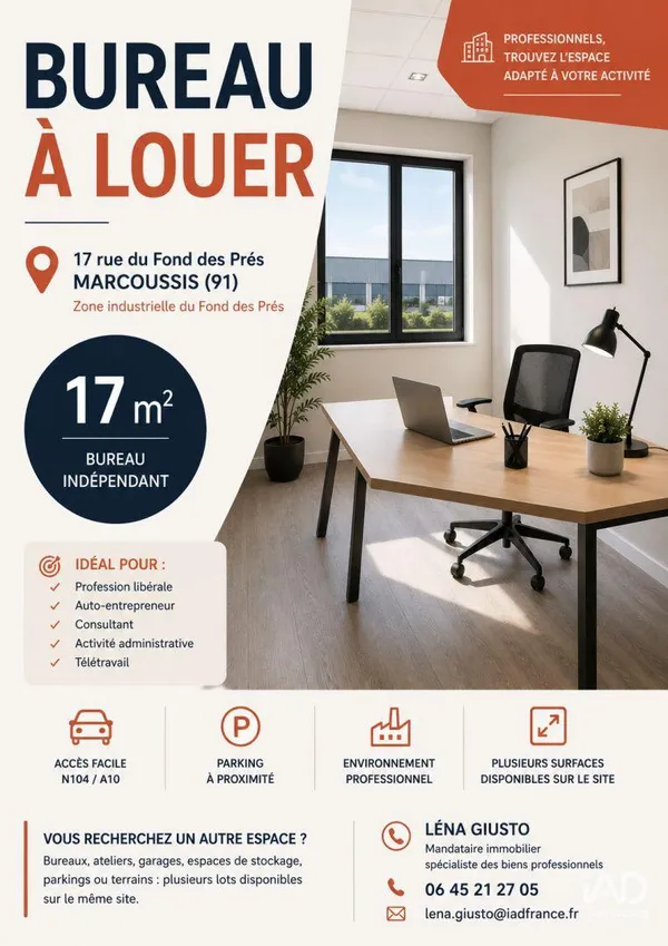 Bureaux à MARCOUSSIS (91460) photo 2