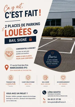 Murs commerciaux  à MARCOUSSIS (91460)