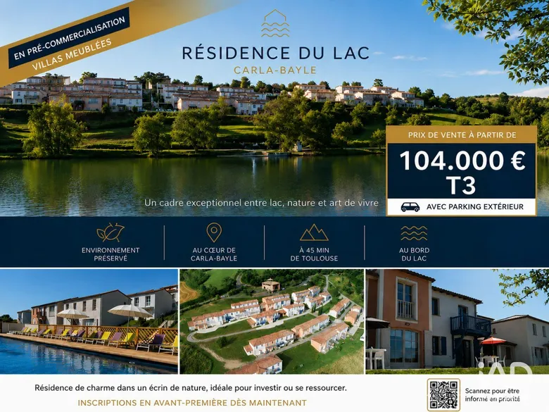 Maison 3 pièces 54 m² · à Carla-Bayle · 54 m² · 104 063 €