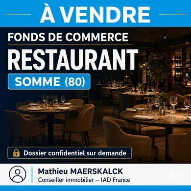 Restaurant à MERS-LES-BAINS (80350)