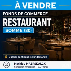Restaurant à MERS-LES-BAINS (80350)