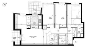 Appartement à AUBERVILLIERS (93300)