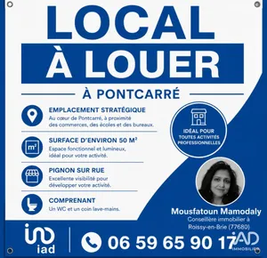 Boutique/Local commercial à ROISSY-EN-BRIE (77680)