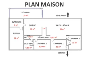Maison à MONTREUIL-BONNIN (86470)