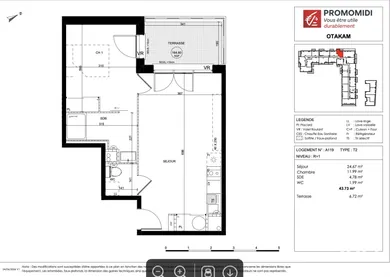 Appartement à L'UNION (31240)