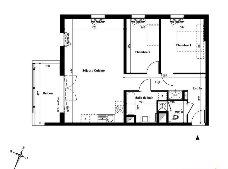 Appartement neuf T3 à Manosque