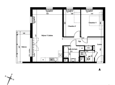 Appartement à MANOSQUE (04100)