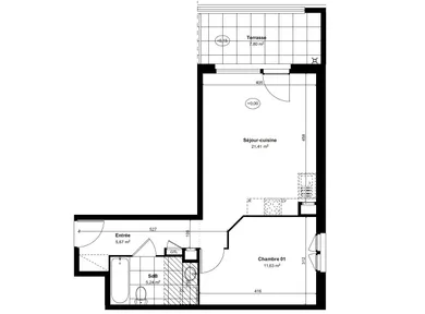 Appartement à CHÂTEAU-THIERRY (02400)
