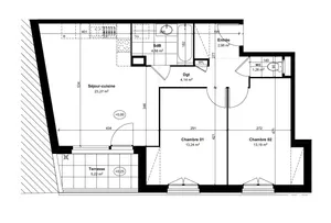 Appartement à CHÂTEAU-THIERRY (02400)