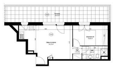 Appartement à CHÂTEAU-THIERRY (02400)