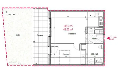 Appartement à PUCEUL (44390)