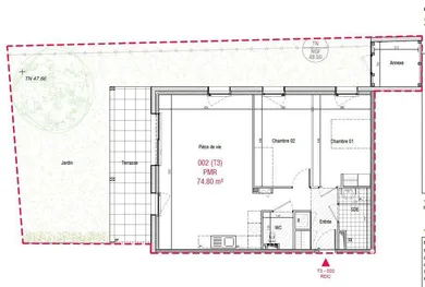 Appartement à PUCEUL (44390)