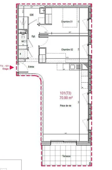 Appartement à PUCEUL (44390)