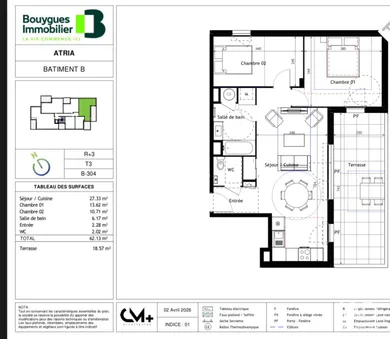 Appartement à MONTPELLIER (34070)