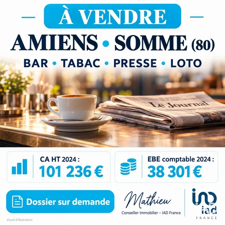 Local commercial 1 m² · à Amiens · 1 m² · 110 880 €