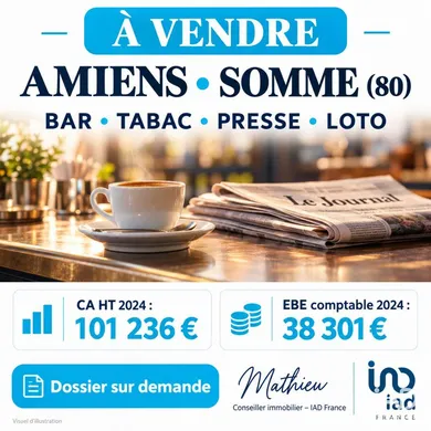 Bar-tabac à AMIENS (80090)