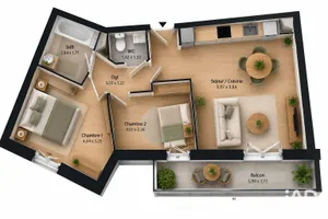 Apartment in ROISSY-EN-BRIE (77680)
