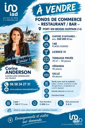 Restaurant in PORT-EN-BESSIN-HUPPAIN (14520)