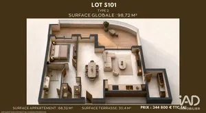 Appartement à SAUMUR (49400)