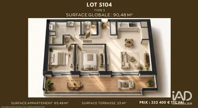 Appartement à SAUMUR (49400)