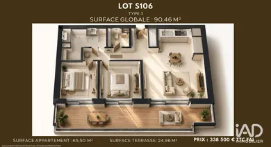 Appartement à SAUMUR (49400)