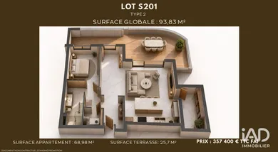 Appartement à SAUMUR (49400)