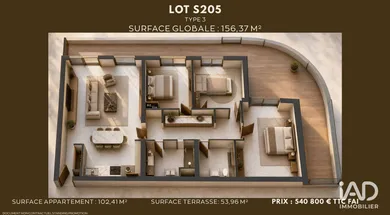 Appartement à SAUMUR (49400)