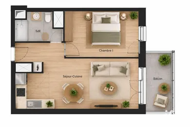 Appartement à GUIGNES (77390)