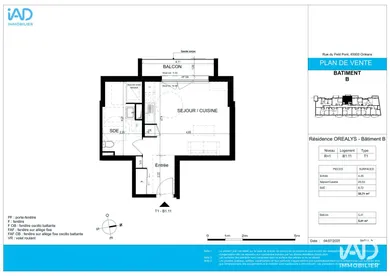 Apartment in ORLÉANS (45000)
