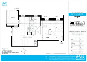 Appartement à ORLÉANS (45000)
