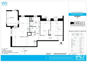 Appartement à ORLÉANS (45000)