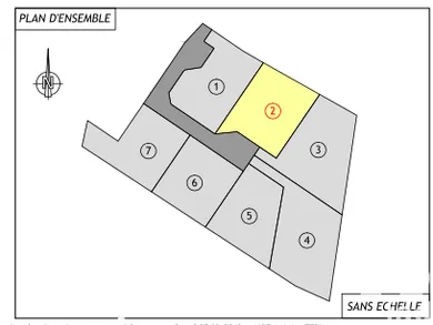 Terrain à bâtir à Montgiscard (31450)