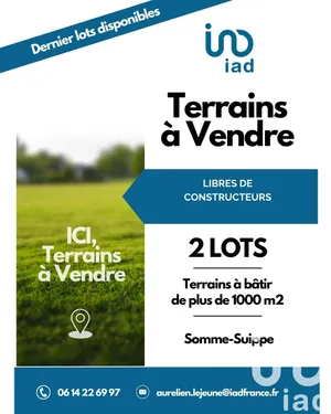 Terrain à bâtir à Somme-Suippe (51600)