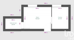 Studio at Nantes (44200)