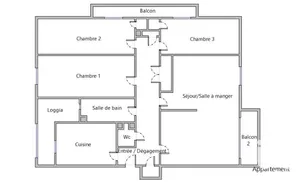Apartment at Gagny (93220)