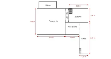 Studio à Saint-Nazaire (44600)