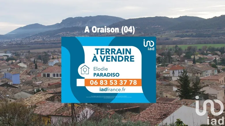 Terrain à bâtir à Oraison (04700) · 125 000 €