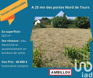 Building plot at Ambillou (37340)