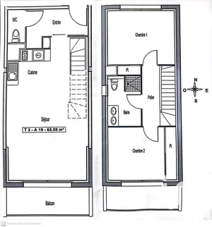 Duplex à Saint-Gilles-Croix-de-Vie (85800)