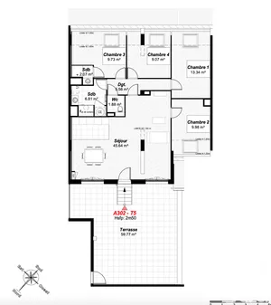 Appartement à Reims (51100)