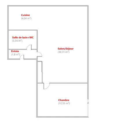 Apartment in Béthune (62400)