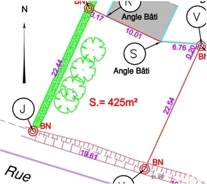 Building plot at Saint-Fulgent (85250)