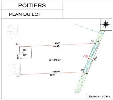 Terrain à bâtir à Poitiers (86000)
