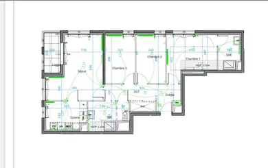 Apartment at Bondy (93140)