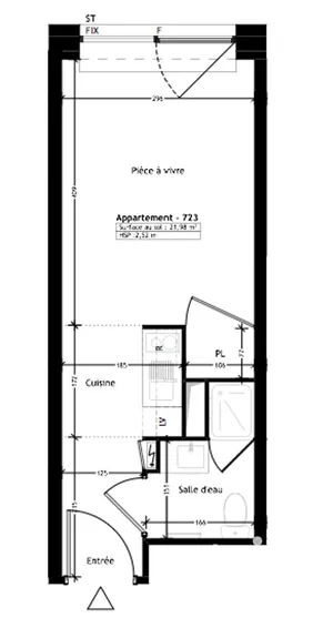 Studio à Bordeaux (33800)