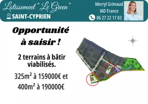 Terrain à bâtir à Saint-Cyprien (66750)