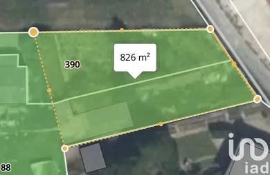 Building plot at Saint-Just-Sauvage (51260)