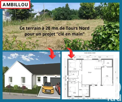 Building plot at Ambillou (37340)