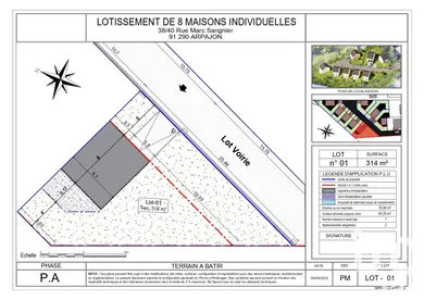 Terrain à bâtir à Arpajon (91290)