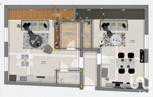 Duplex at Vienne (38200)